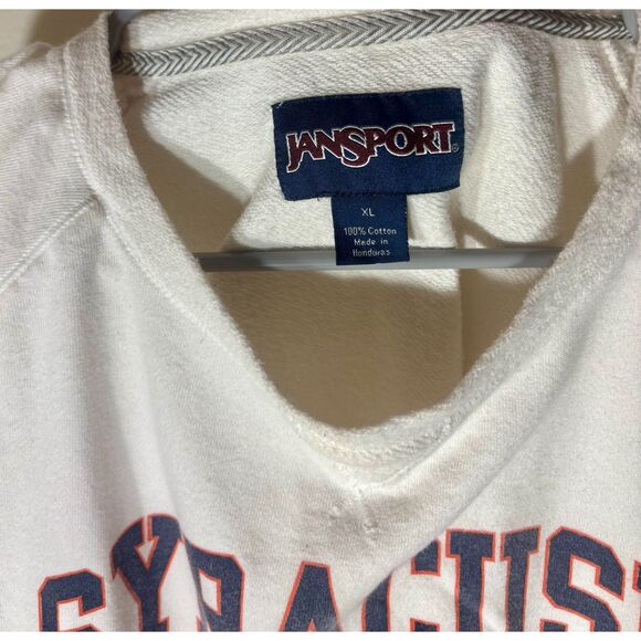 Vintage JanSport Syracuse Orange Long Sleeve Sweatshirt / Crewneck ‑ Large / XL - Picture 3 of 4
